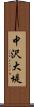 中沢大堤 Scroll
