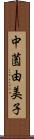 中薗由美子 Scroll