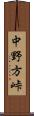 中野方峠 Scroll