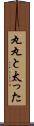 丸丸と太った Scroll