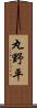 丸野平 Scroll