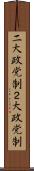 二大政党制 Scroll