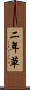 二年草 Scroll