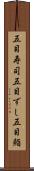 五目寿司 Scroll