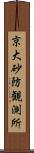 京大砂防観測所 Scroll