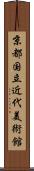 京都国立近代美術館 Scroll