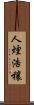 人煙浩穰 Scroll