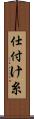 仕付け糸 Scroll