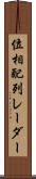 位相配列レーダー Scroll