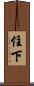 住下 Scroll