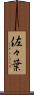 佐々葉 Scroll