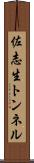 佐志生トンネル Scroll