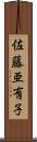 佐藤亜有子 Scroll