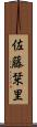 佐藤栞里 Scroll