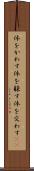 体をかわす Scroll