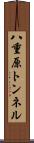 八重原トンネル Scroll