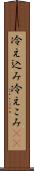 冷え込み Scroll