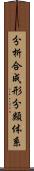 分析合成形分類体系 Scroll