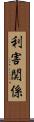 利害関係 Scroll