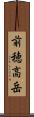 前穂高岳 Scroll
