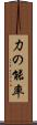 力の能率 Scroll