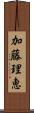 加藤理恵 Scroll