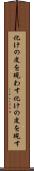 化けの皮を現わす Scroll