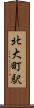 北大町駅 Scroll