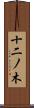 十二ノ木 Scroll