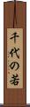 千代の若 Scroll
