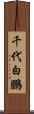 千代白鵬 Scroll