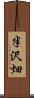 半沢畑 Scroll