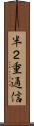 半２重通信 Scroll