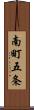 南町五条 Scroll