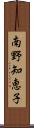 南野知恵子 Scroll