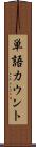 単語カウント Scroll