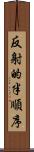 反射的半順序 Scroll