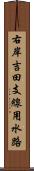 右岸吉田支線用水路 Scroll