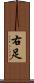右足 Scroll