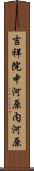 吉祥院中河原内河原 Scroll