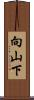 向山下 Scroll