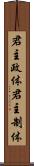 君主政体 Scroll