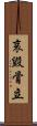 哀毀骨立 Scroll