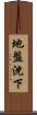 地盤沈下 Scroll