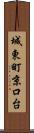 城東町京口台 Scroll