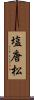 塩唐松 Scroll