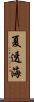 夏透海 Scroll