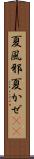 夏風邪 Scroll