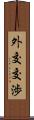 外交交渉 Scroll