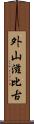 外山滋比古 Scroll